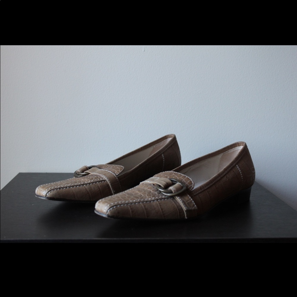 Talbots buckle flats